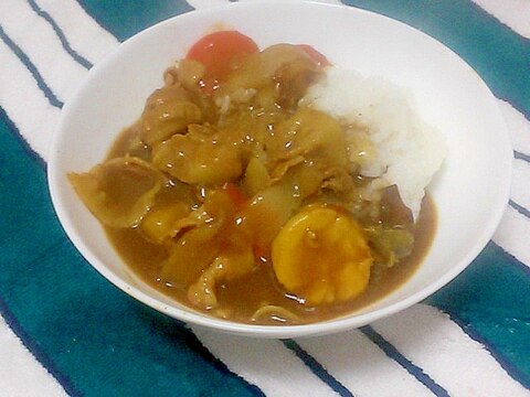 簡単リメイク♪肉じゃがの残りで和風カレー